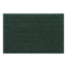 Genuine WaterHog medium outdoor door mat with a deep green diagonal design, an American-made mat.