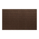 Authentic WaterHog 3x5 outdoor doormat in a dark earthy brown diagonal design, stain-resistant surface, and incredibly durable backing.