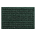 A genuine WaterHog 2x3 outdoor door mat with a deep green uniform grid design on durable rubber backing.