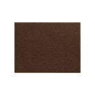 Overhead of a WaterHog 3x4 Squares indoor/outdoor mat in a dark earthy brown eco-friendly PET bi-level surface.