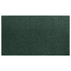 A WaterHog extra large-sized outdoor door mat with a deep green surface and uniform grid pattern.