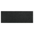 WaterHog 2x5 indoor/outdoor premium runner mat with a deep charcoal grey, uniform grid design; an American-made mat.