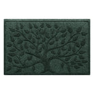 An encompassing bi-level tree design on the WaterHog's Tree of Life door mat, that spans both edges, made in the forest green, shown on a white background.